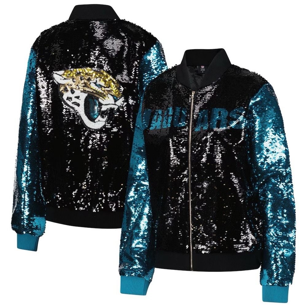 Jacksonville Jaguars Cuce Women's Sequin Jacket